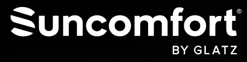 Logo officiel Suncomfort by Glatz - Parasols de qualité suisse chez Elios Cover.