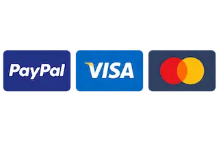 paiement disponible par PayPal Visa et Mastercard