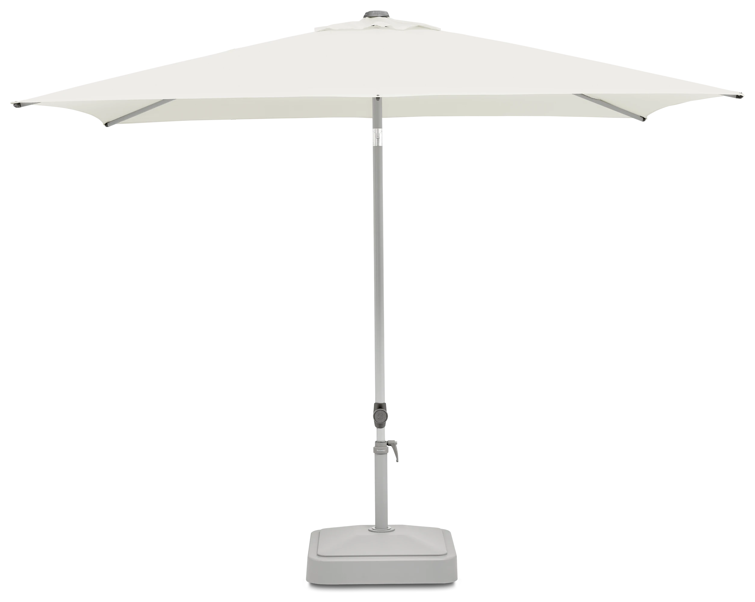 Parasol de balcon inclinable Suncomfort Pop Up rectangulaire Sand White 050.