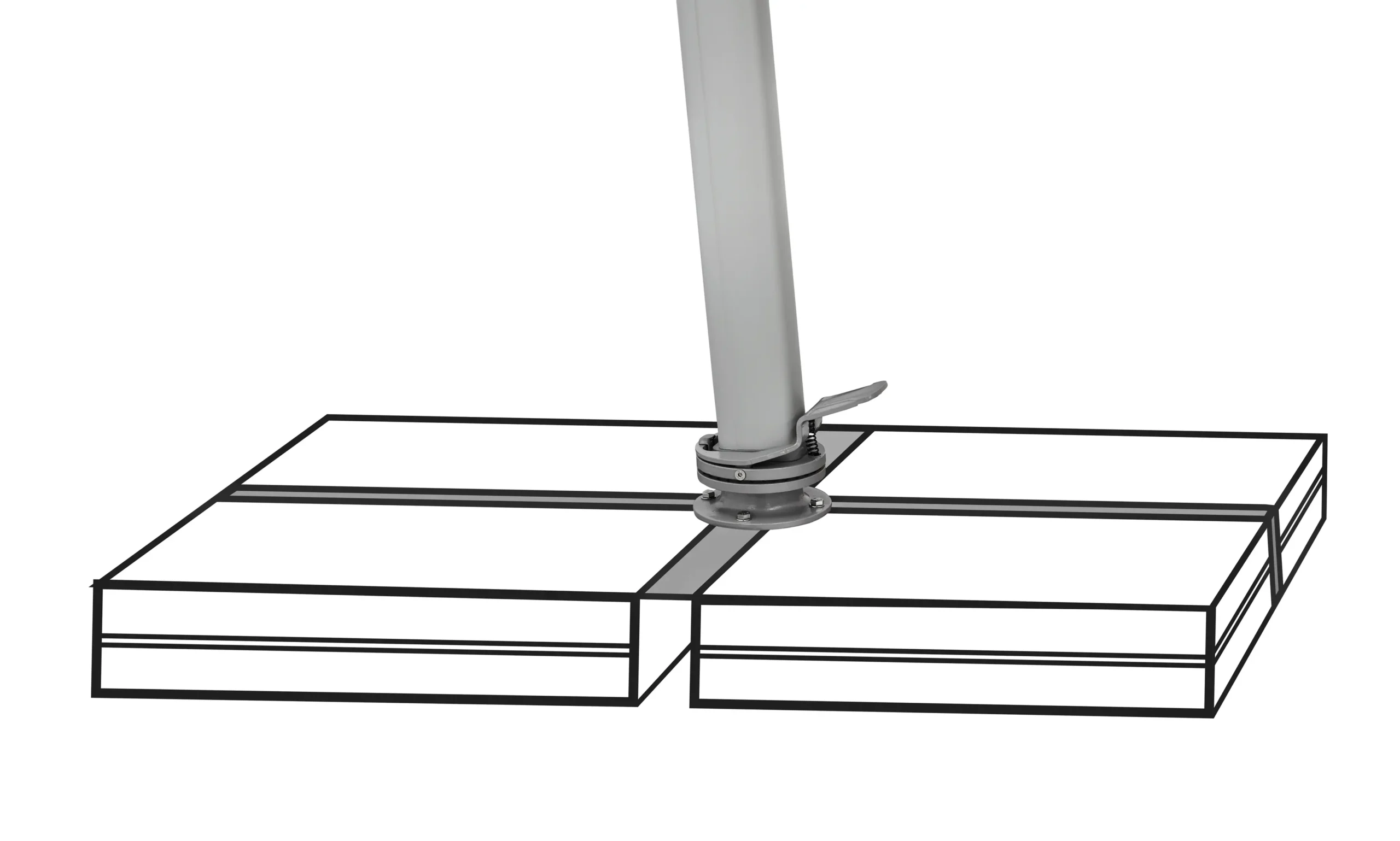Parasol Déporté Inclinable Latéralement Varioflex – Image 3
