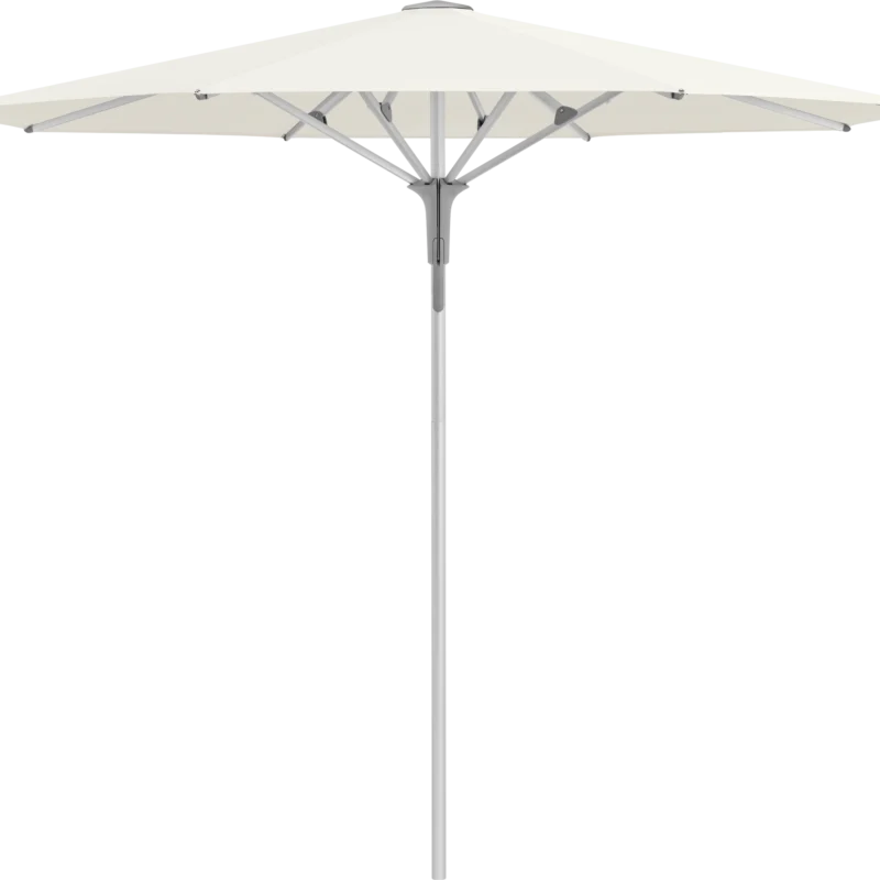 Parasol Glatz FORTINO Pro rond coloris gris clair 158.