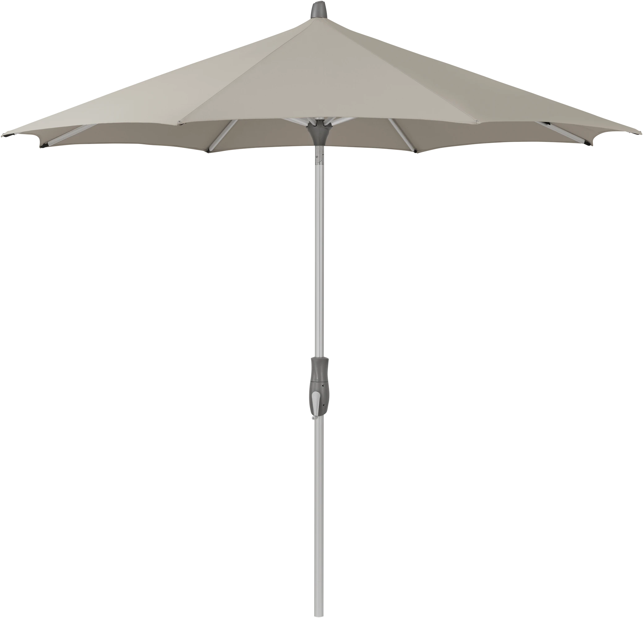 Parasol rond à manivelle ALU-TWIST Glatz 151 Ash