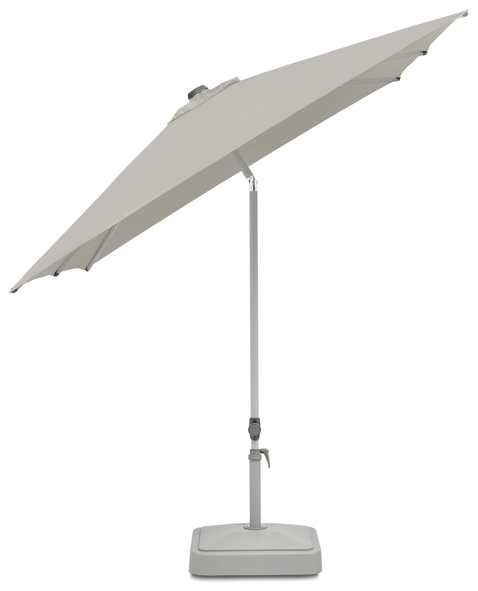 Parasol vertical pour balcon Suncomfort Pop Up inclinable Light Grey 013.