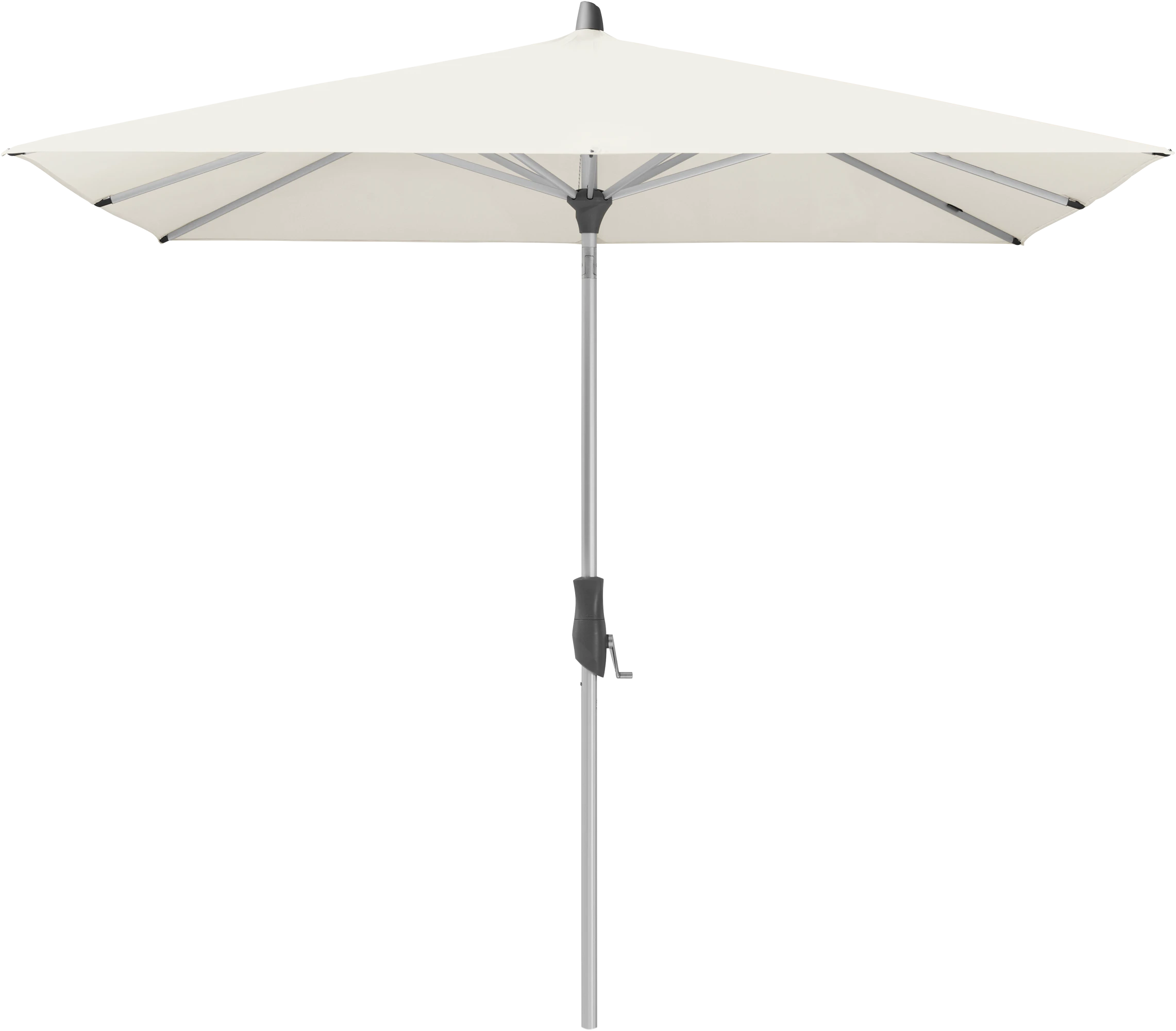 Parasol vertical carré ALU-TWIST 158 Off White