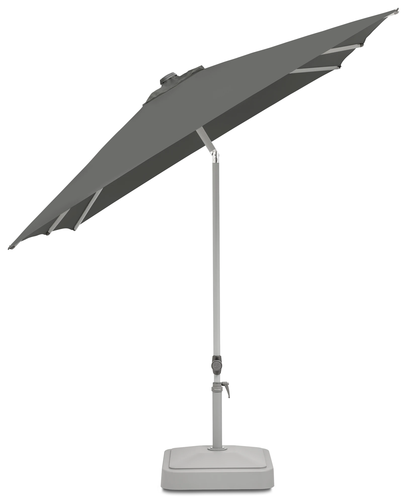 Parasol vertical et inclinable Suncomfort Pop Up coloris Stone Grey 057.
