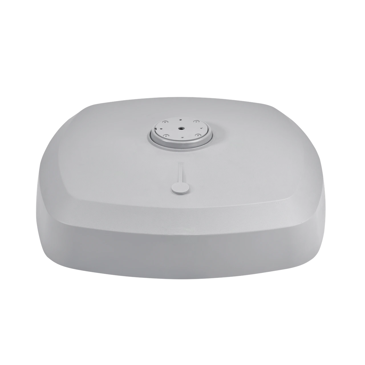 Pied de parasol déporté à roulettes Suncomfort Roll Base Maxi 120kg gris.