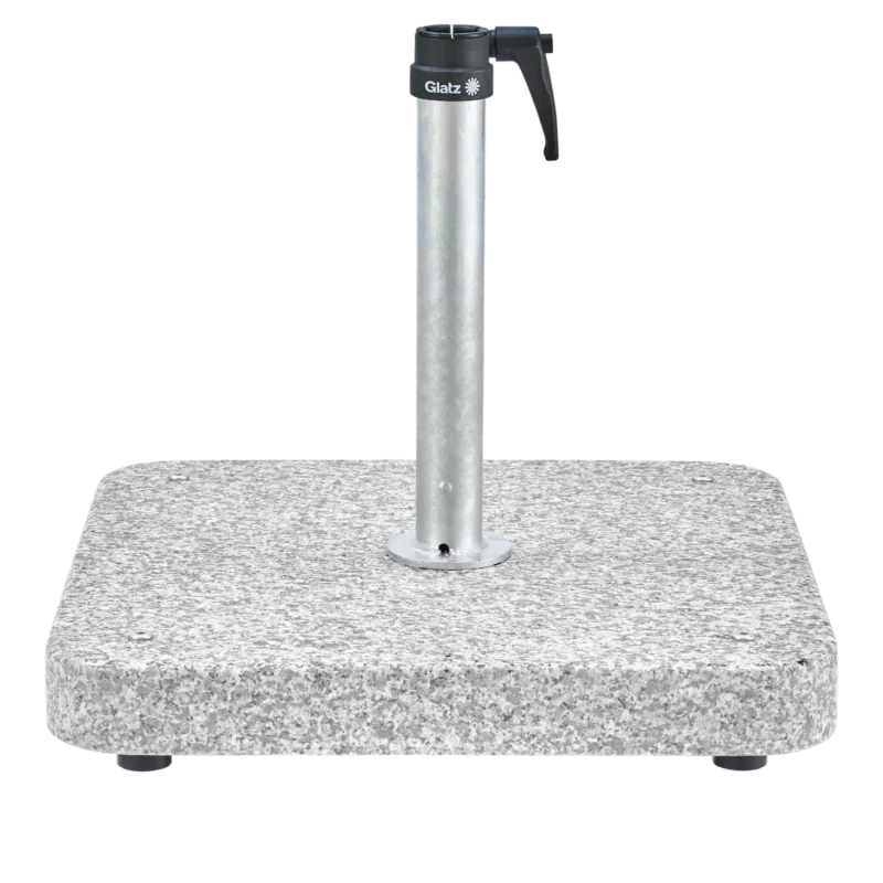Socle en granit poli Glatz 40 kg avec tube de support.