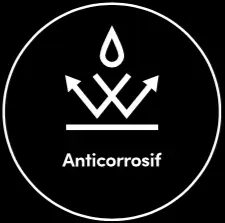 Protection anticorrosion pour structure de parasol de terrasse.