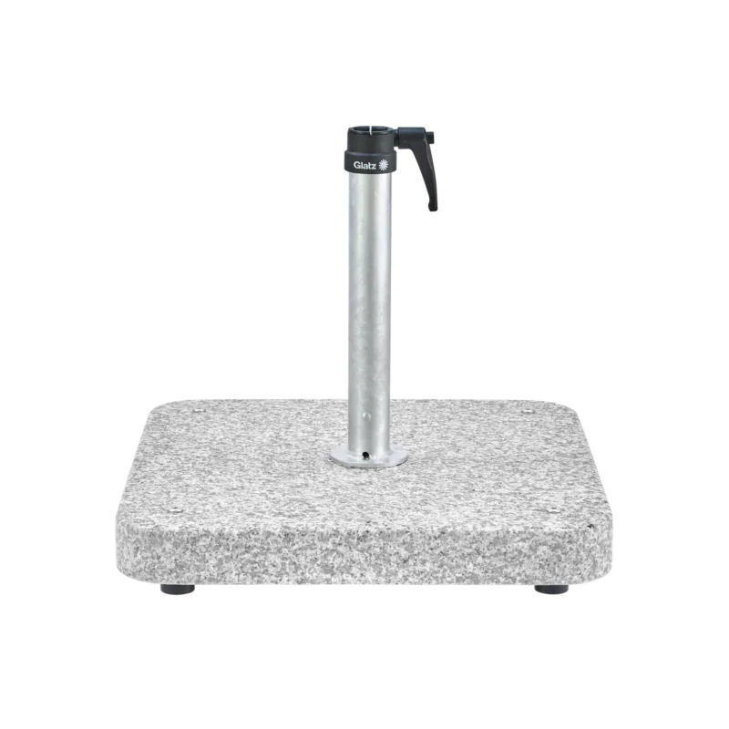 Socle en granit poli Glatz 55 kg avec tube de support.
